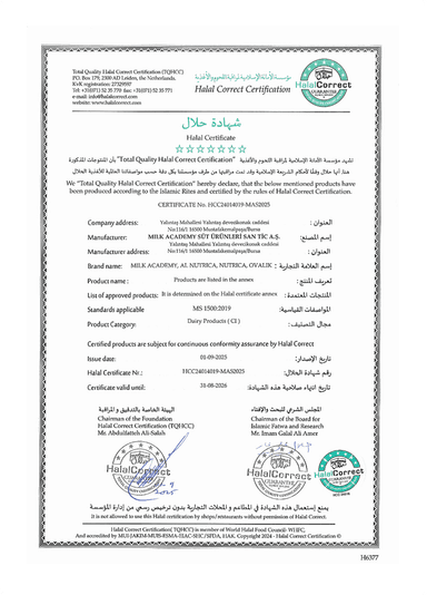 Halal Certificate