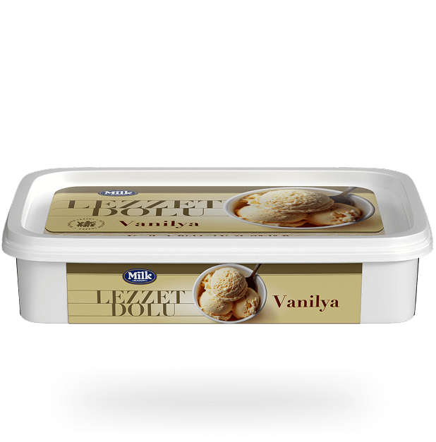 LEZZETDOLU VANİLYALI BİTKİSEL YAĞLI SÜTLÜ BUZ