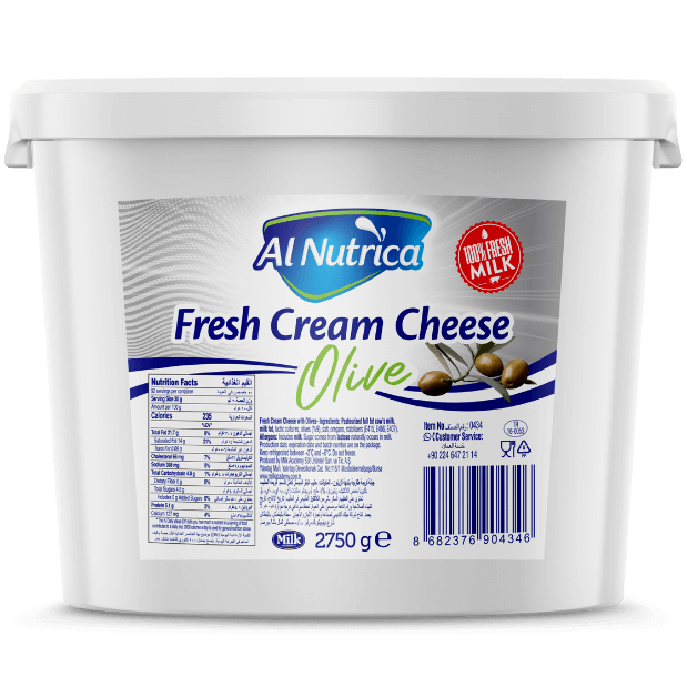 Full Fat Fresh Spreadable Cheese with Olive and Thyme