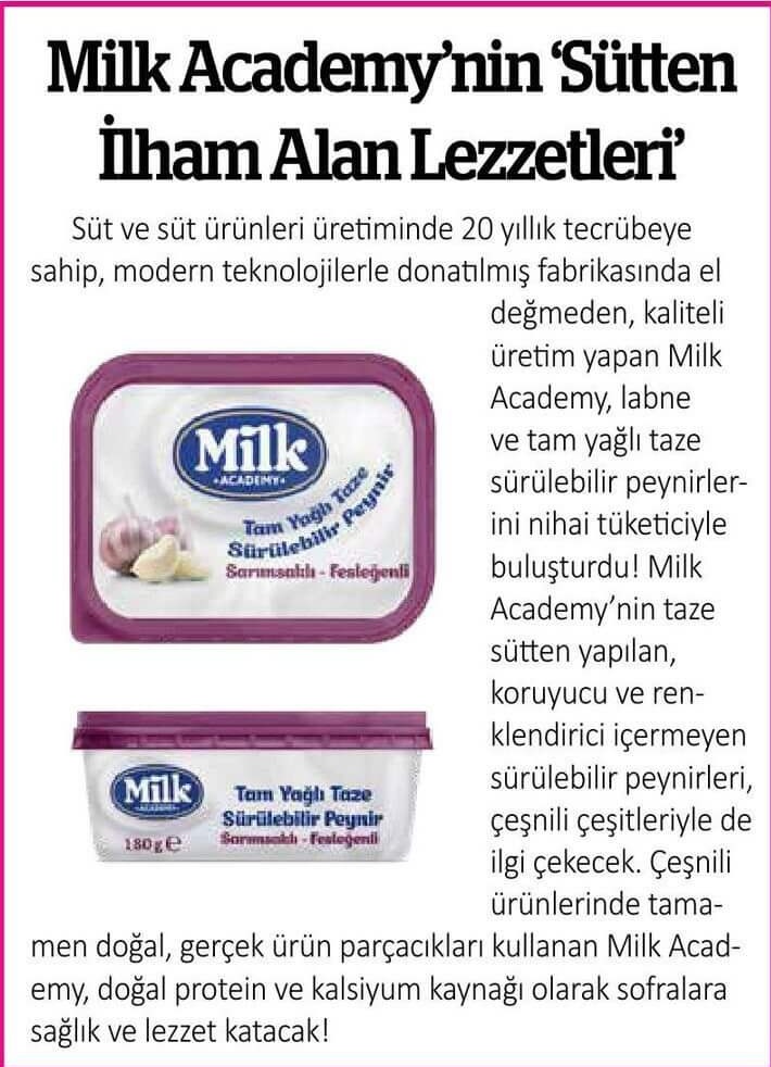 Sütten İlham Alan Lezzetler - Gastro