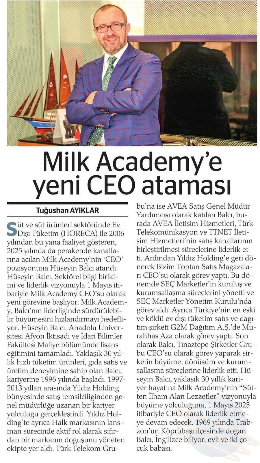 Milk Academye Yeni CEO Ataması - Analiz
