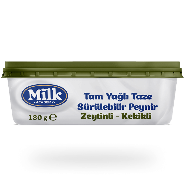 Tam Yağlı Taze <br/> Sürülebilir Peynir Zeytinli-Kekikli